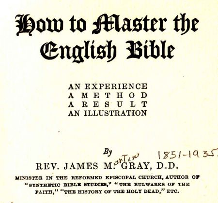 How to Master English Bible Gray