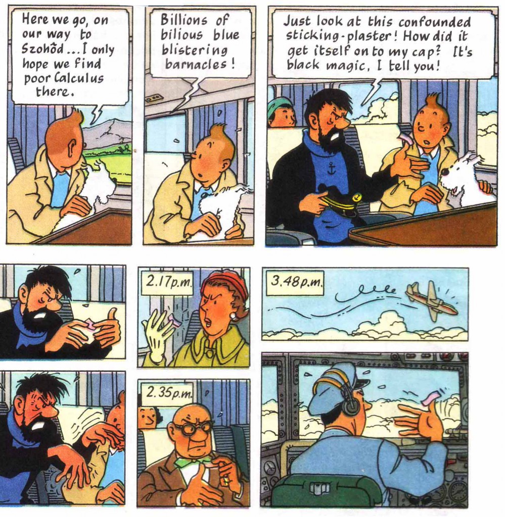 Tintin sticking plaster