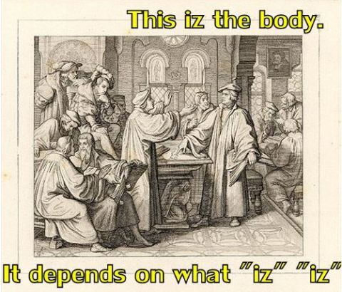 LOL Zwingli vs Luther